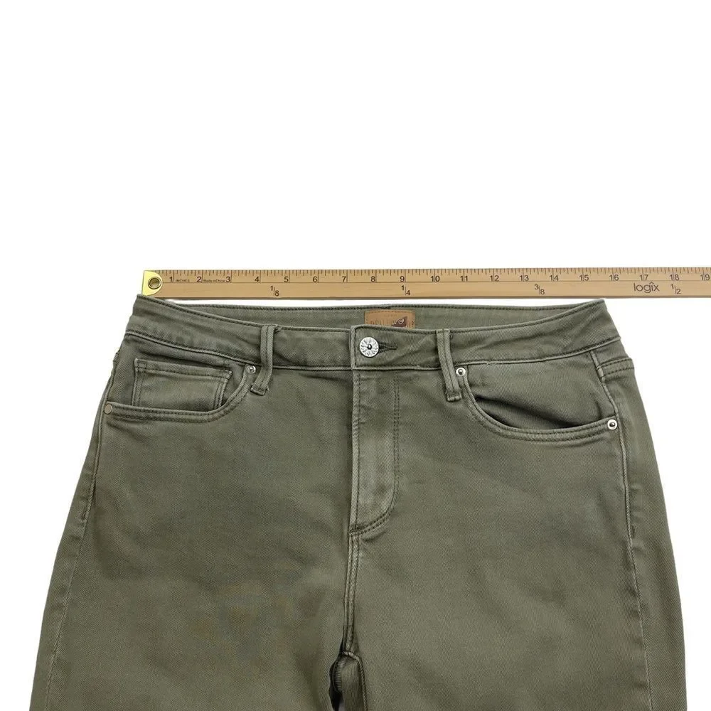 Driftwood Collette Green Cropped Denim Pants Jeans - Picture 12 of 14